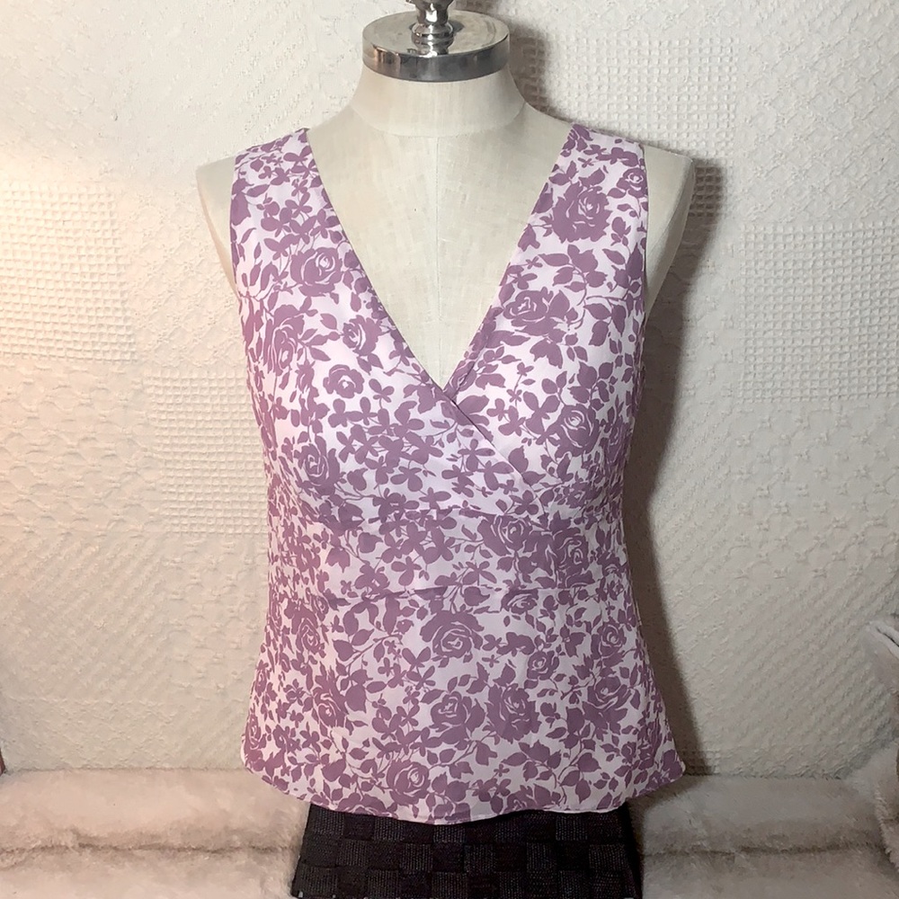 NWOT {Ann Taylor} Floral Silk Top